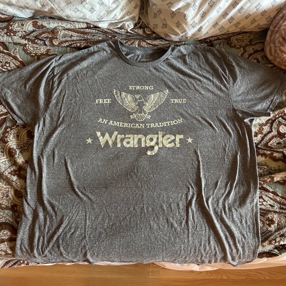 Wrangler Gray Graphic T-Shirt